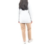 Long Sleeve Polo Shirt - White