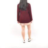 Long Sleeve Polo - Dark Maroon