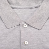 Long Sleeve Polo - Mohair Gray