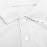 Unisex Short Sleeve Polo Shirt - White