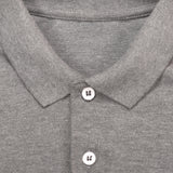 Long Sleeve Polo - Acid Gray