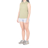 Sleeveless Polo - Khaki