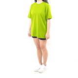 Relaxed Fit Tshirt - Neon Safety Green