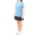 Unisex Short Sleeve Polo Shirt - Light Sky Blue