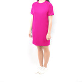 Short Tshirt Dress - Neon Fuchsia Pink