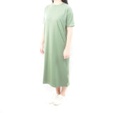 Long Tshirt Dress - Beetle Green