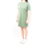 Short Tshirt Dress - Beetle Green