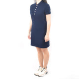 Short Polo Dress - Navy Blue