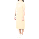 Long Polo Dress - Cream Yellow