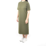 Long Tshirt Dress - Covert Green