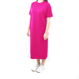 Long Tshirt Dress - Neon Fuchsia Pink