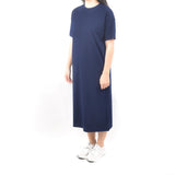 Long Tshirt Dress - Navy Blue