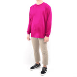 Long Sleeve Tshirt - Neon Fuchsia Pink