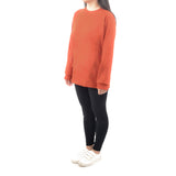 Long Sleeve Tshirt - Rust Copper Orange