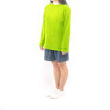 Long Sleeve Tshirt - Neon Safety Green