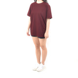 Relaxed Tshirt - Dark Maroon