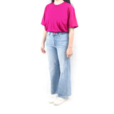 Relaxed Fit Tshirt - Neon Fuchsia Pink