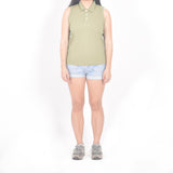 Sleeveless Polo - Khaki