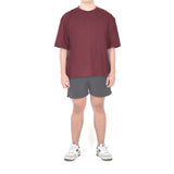 Boxy Tshirt - Dark Maroon