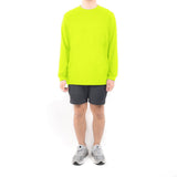 Long Sleeve Tshirt - Neon Safety Green