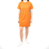 Short Tshirt Dress - Neon Safety Orange