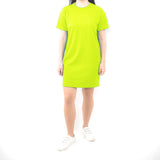 Short Tshirt Dress - Neon Safety Green