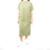 Long Tshirt Dress - Fine Olive