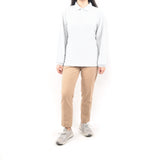 Long Sleeve Polo Shirt - White