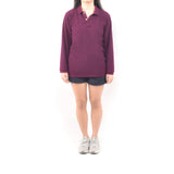 Long Sleeve Polo - Magenta