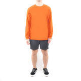 Long Sleeve Tshirt - Neon Safety Orange