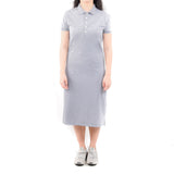 Long Polo Dress - Mohair Gray