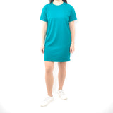 Short Tshirt Dress - Jade Green