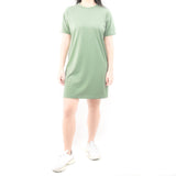 Short Tshirt Dress - Beetle Green