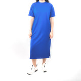 Long Tshirt Dress - Electric Blue