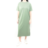 Long Tshirt Dress - Beetle Green