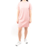 Short Tshirt Dress - Muted Pink