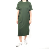 Long Tshirt Dress - Moss Green