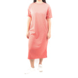 Long Tshirt Dress - Copper Rose