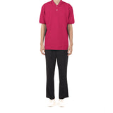 Unisex Short Sleeve Polo Shirt - Fuchsia Pink