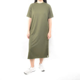 Long Tshirt Dress - Covert Green