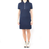 Short Polo Dress - Navy Blue