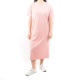 Long Tshirt Dress - Muted Pink