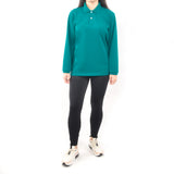 Long Sleeve Polo - Jade Green