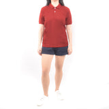 Unisex Short Sleeve Polo Shirt - Red Maroon