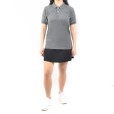 Unisex Short Sleeve Polo Shirt - Acid Gray