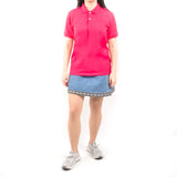 Unisex Short Sleeve Polo Shirt - Fuchsia Pink