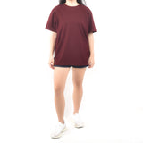 Relaxed Tshirt - Dark Maroon