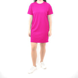 Short Tshirt Dress - Neon Fuchsia Pink