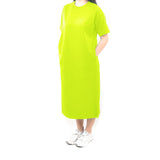 Long Tshirt Dress - Neon Safety Green