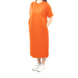 Long Tshirt Dress - Neon Safety Orange